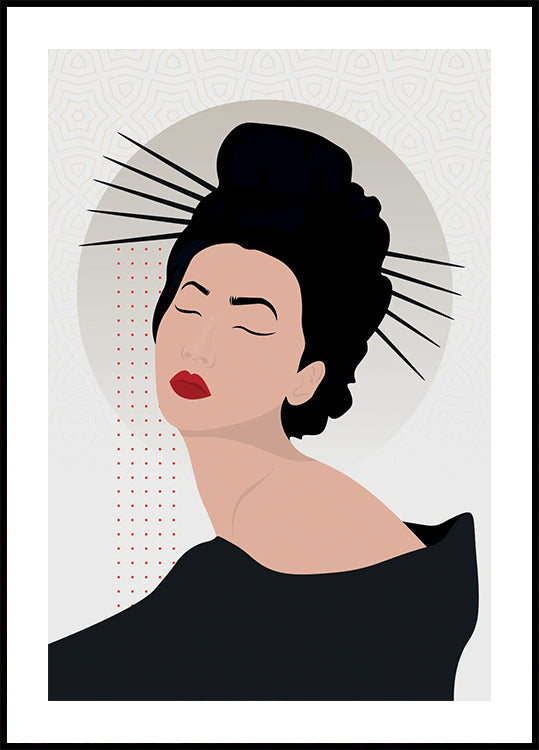 Graceful Geisha Poster