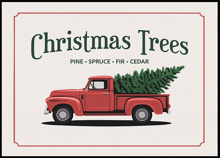 Christmas Trees Poster