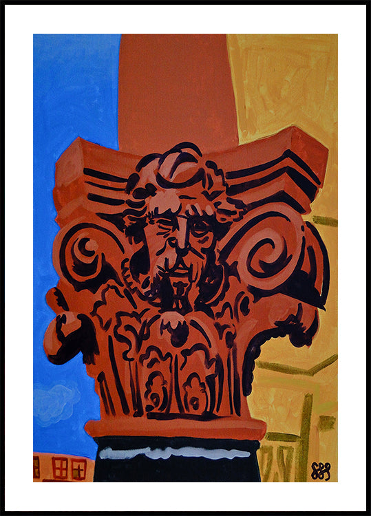 Venice Mustache Poster