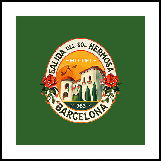 Hotel Barcelona Spain Poster
