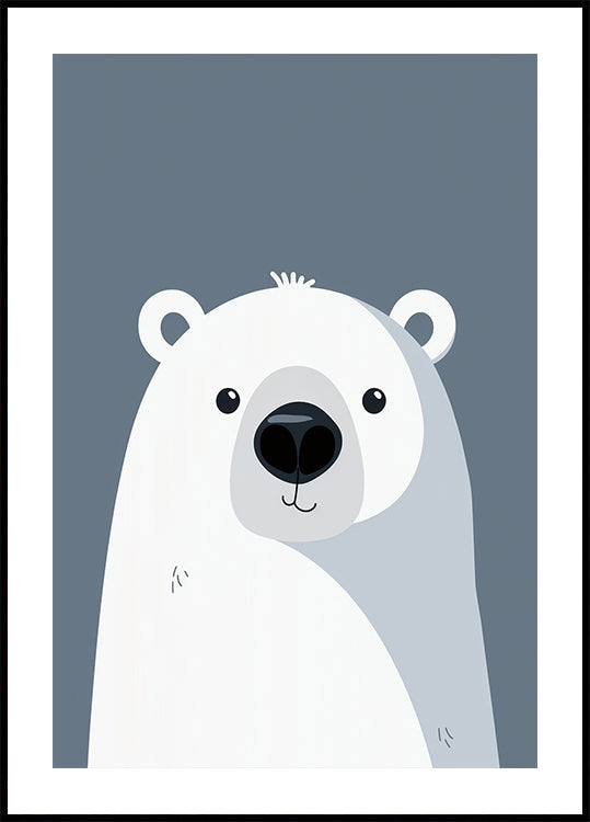 Arctic Smile, Polar Bear Poster
