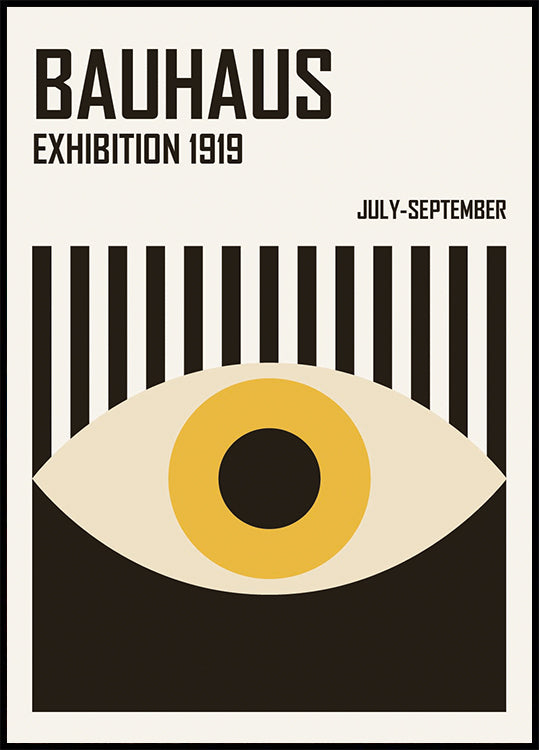 Bauhaus Eye Poster