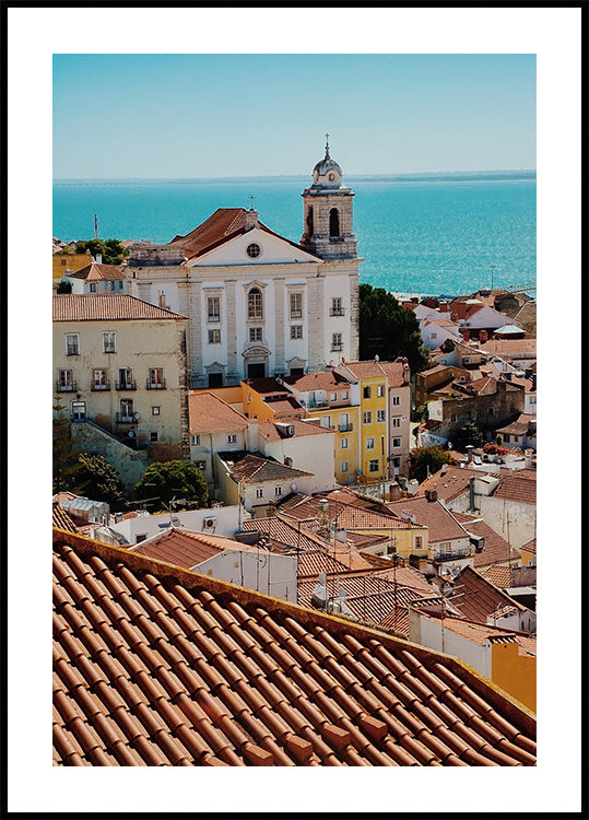 Terracotta Rooftops And Historic Architecture Poster