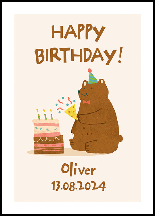 Kid's Birthday Personal Poster