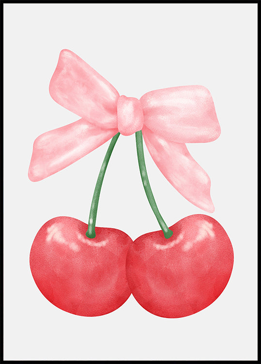 Red Cherries Poster