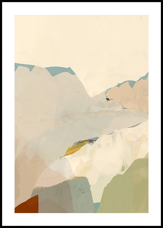 Peachy Mountain Range 2 Poster