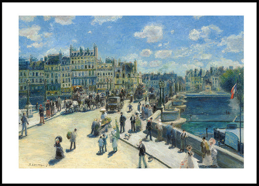 Pont Neuf By Auguste Renoir Poster