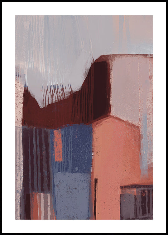 Abstract Urban Forms Poster