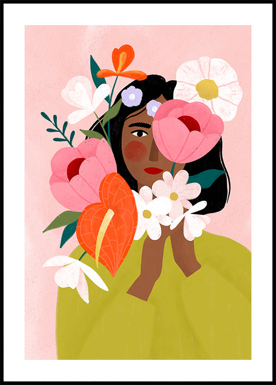 Blossoms and Serenity Poster