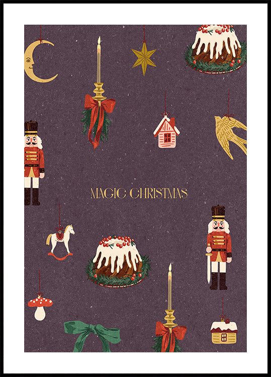 Cozy Christmas Things Poster