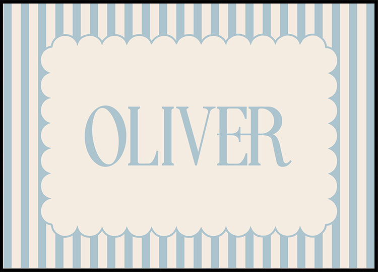 Personalized Boy Name Poster