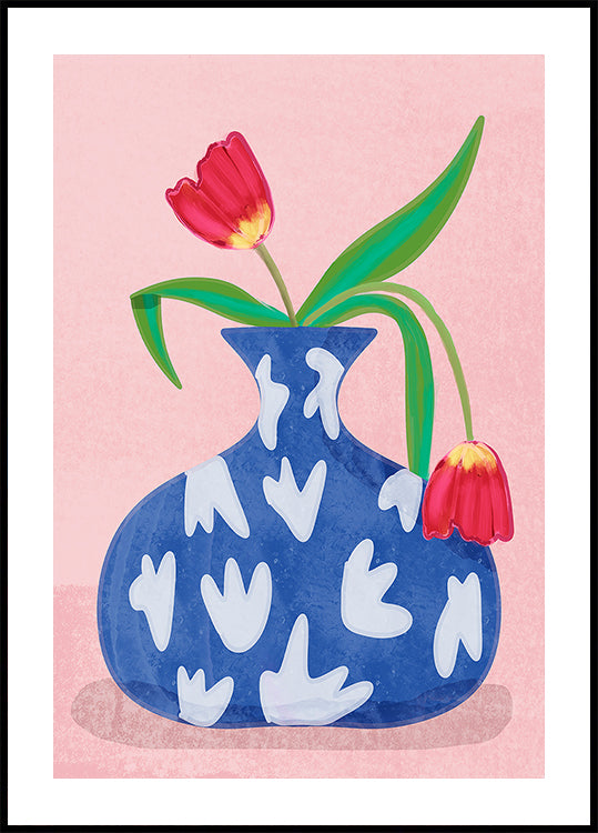 Tulpe in vase