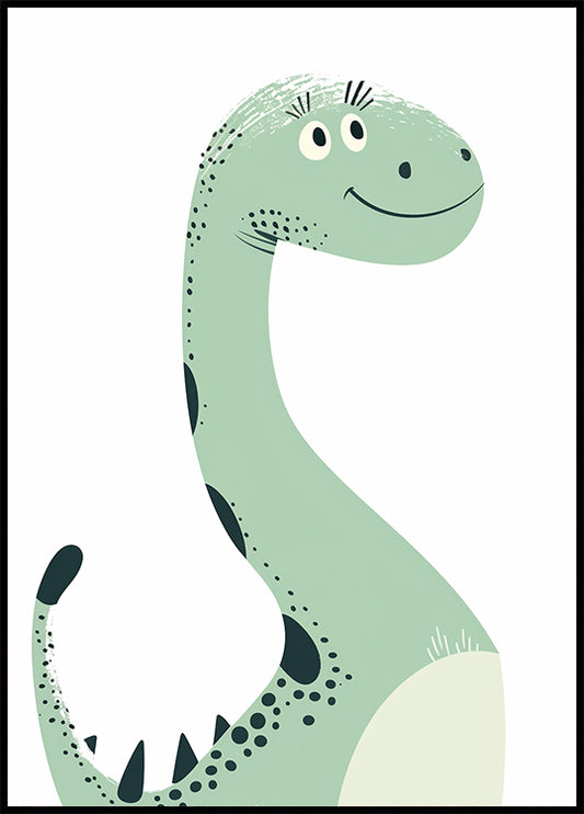 Friendly Dinosaur Poster