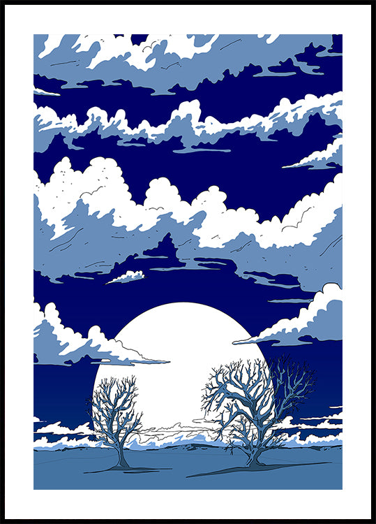 Winter Landscape Poster