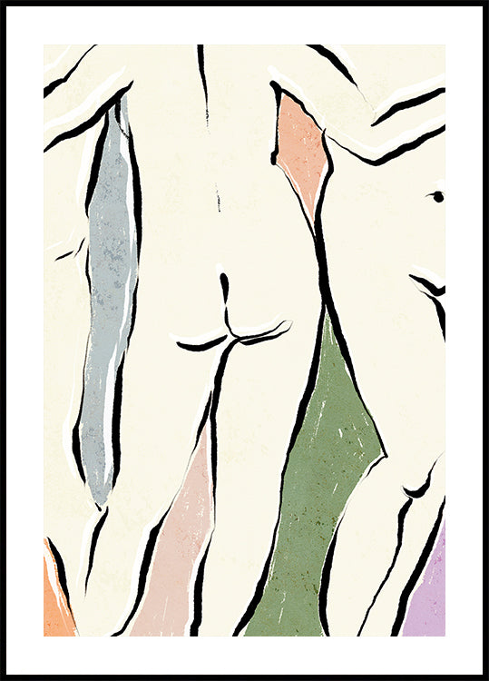 Graceful Lines Poster