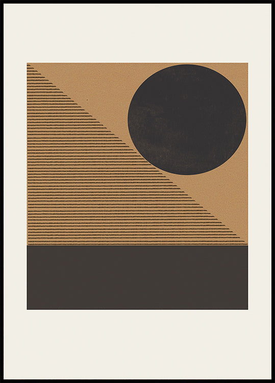 Geometric Eclipse Poster