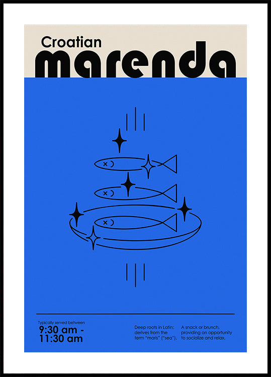 Croatian Marenda Poster