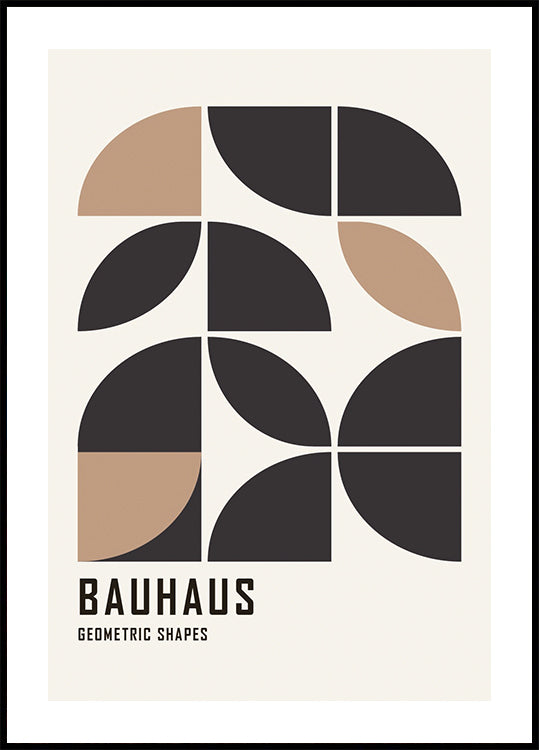 Bauhaus Geometric Shapes No.2  Poster