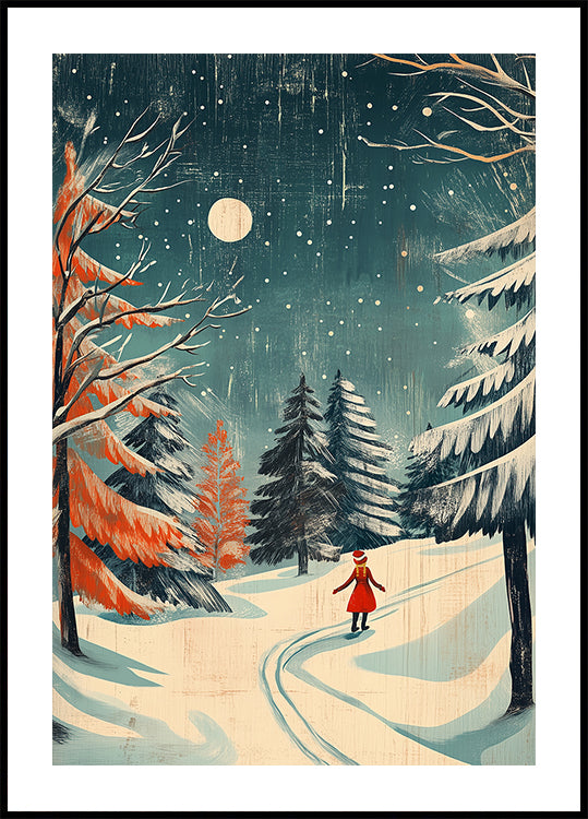 Christmas girl Poster