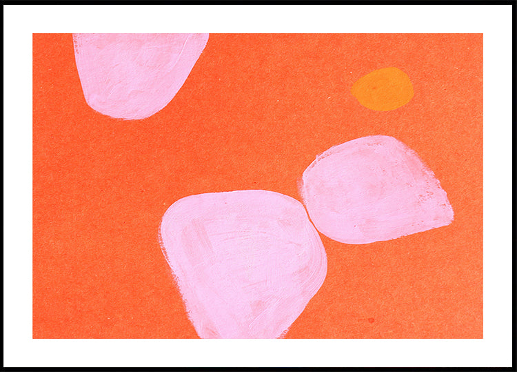 Pastel Pebbles Poster