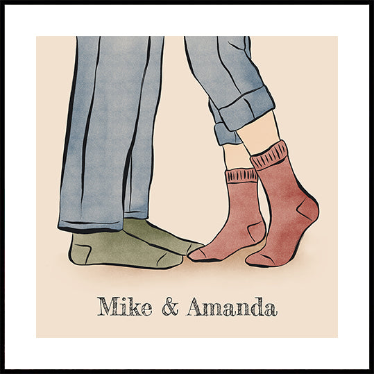Couple Names Personal Poster