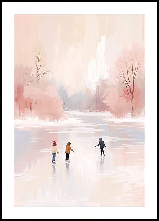 Schlittschuhlaufen Poster