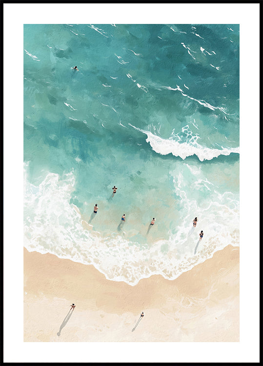 Ocean Bathers Poster