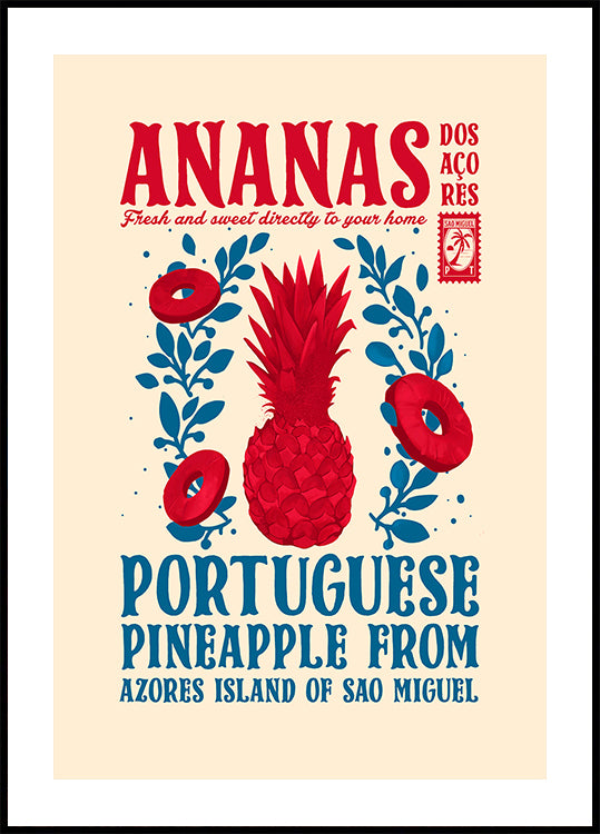 Pineapple kitchen print