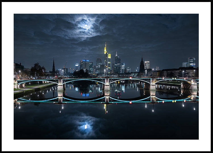 Frankfurt at Full Moon