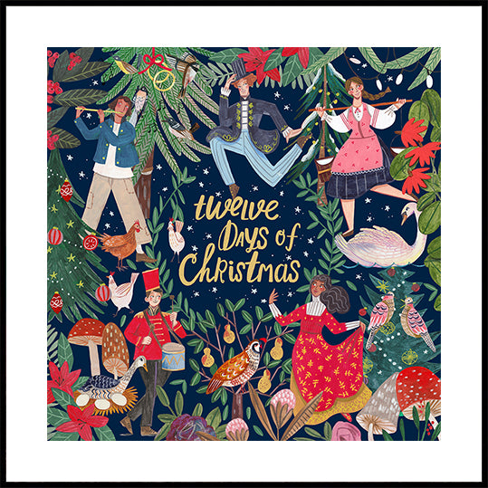 Twelve Days of Christmas Poster