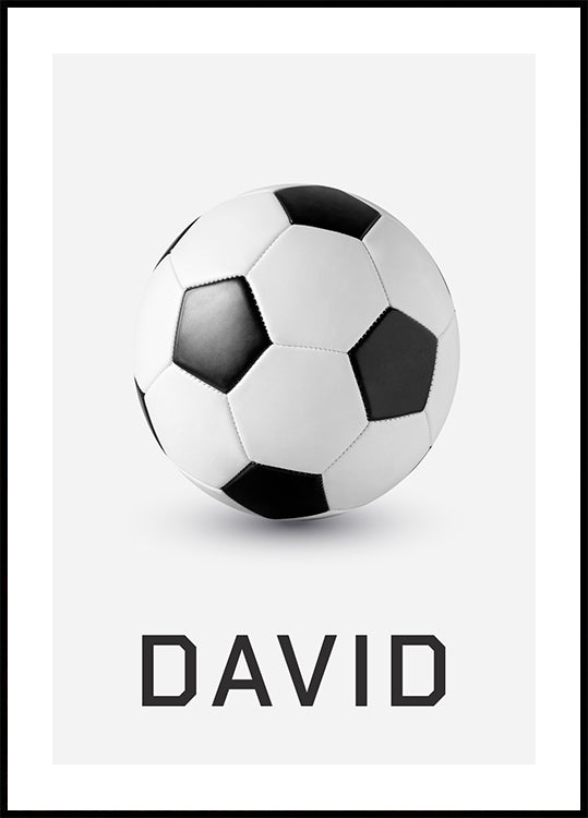 Personalized Football Poster