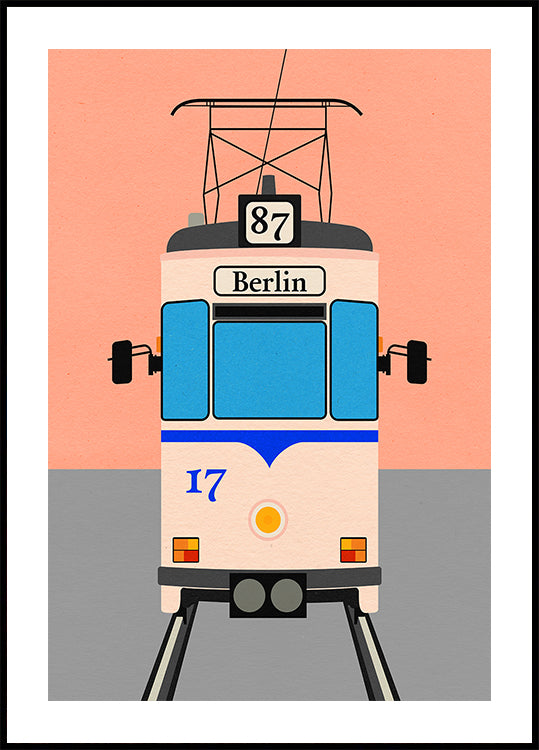 Berlin Tram Poster