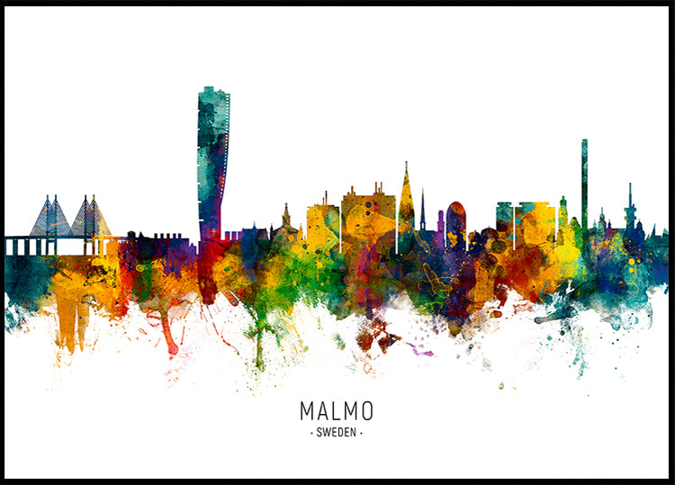 Malmo Sweden Skyline