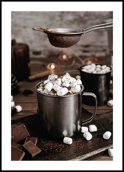 Hot Chocolate with Marshmallows Poster