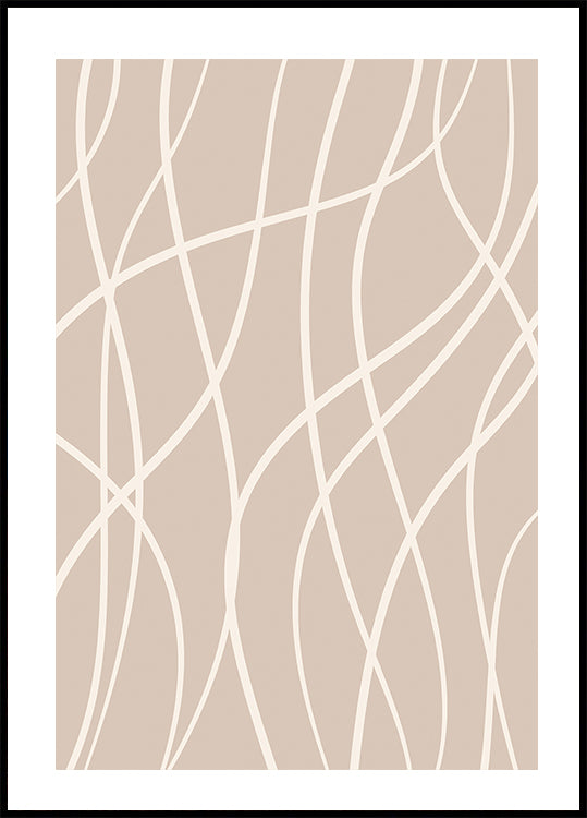 Abstract Line Design Poster