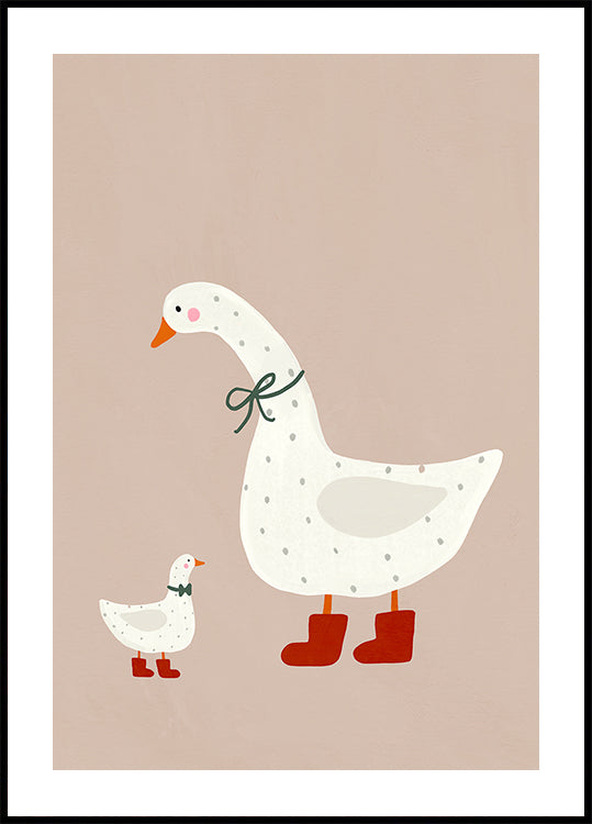 Goose and Gosling Poster