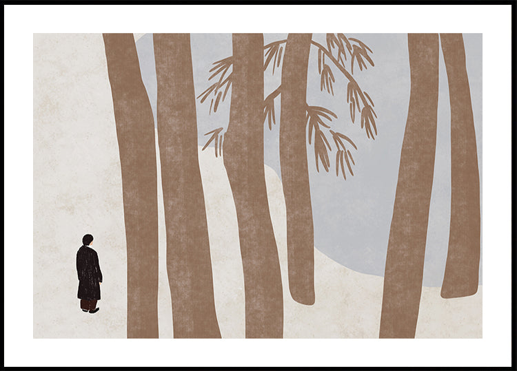 Seeking peace in the woods Poster