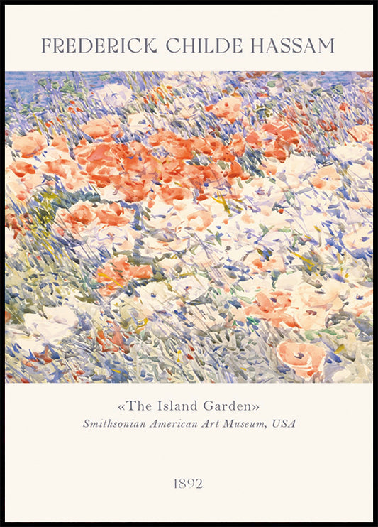 The Island Garden, Childe Hassam Poster