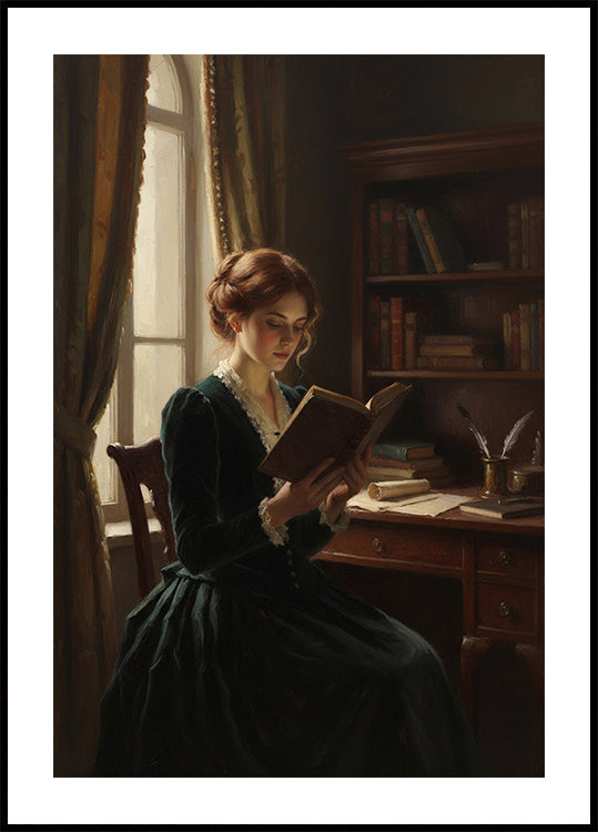 Classic Reading Room Poster