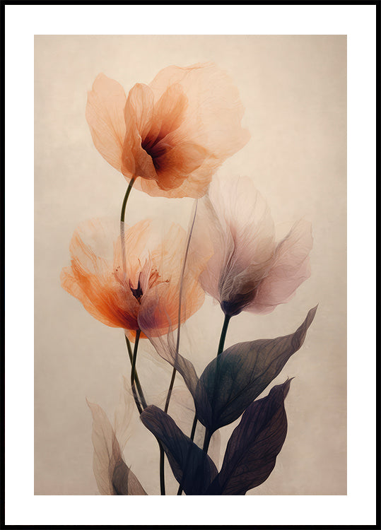 Ethereal Blossoms Poster