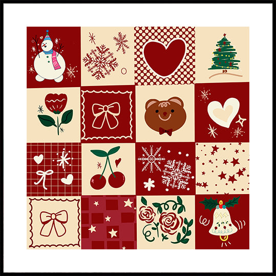 Xmass pattern Poster