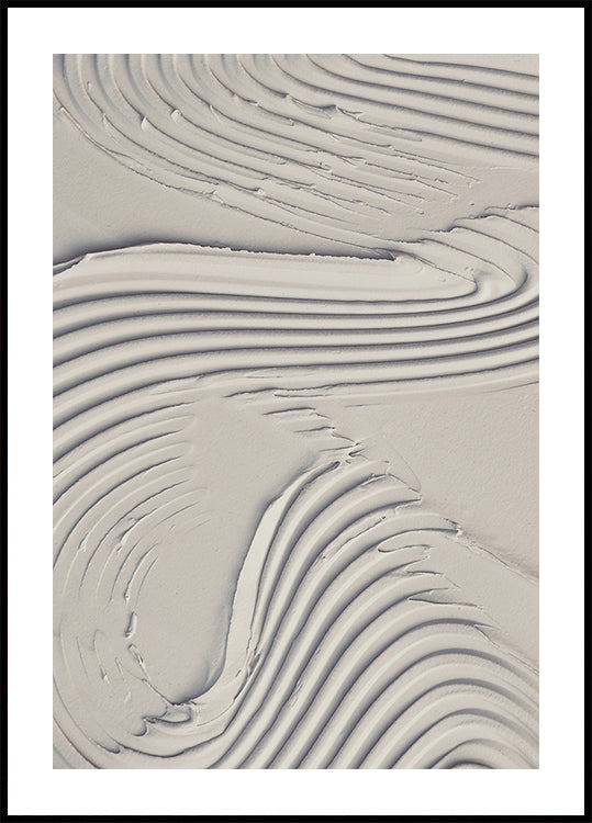 Mud Texture 14 Beige  Poster