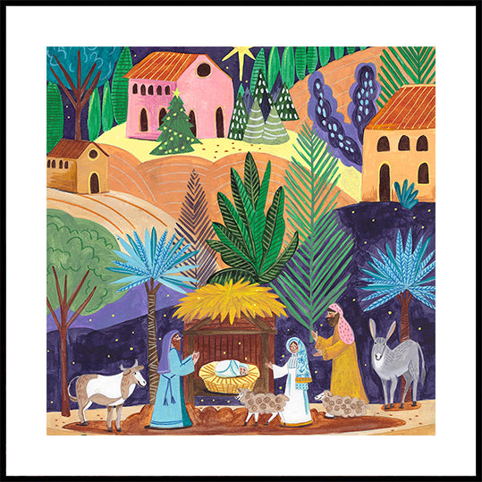 Nativity Scene Poster