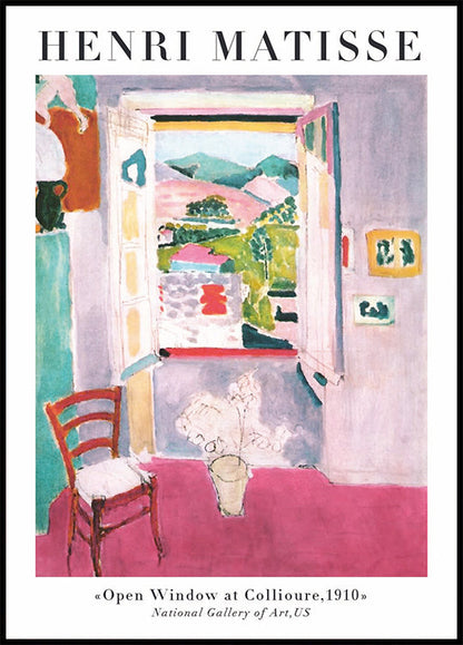 Open Window at Collioure Poster