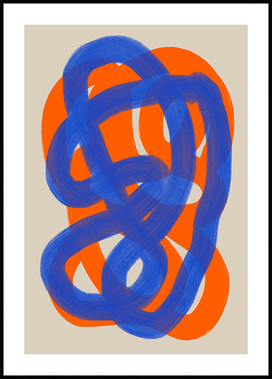 Energetic maze Poster