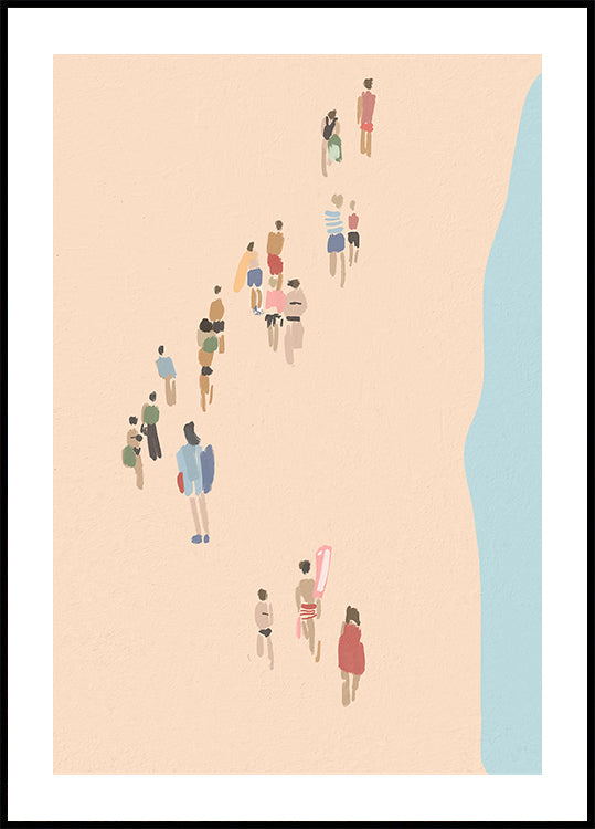 Walking to the Water Poster