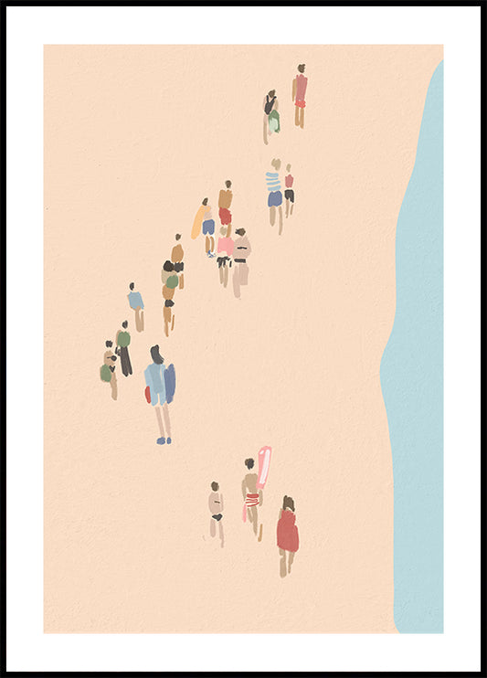 Walking to the Water Poster
