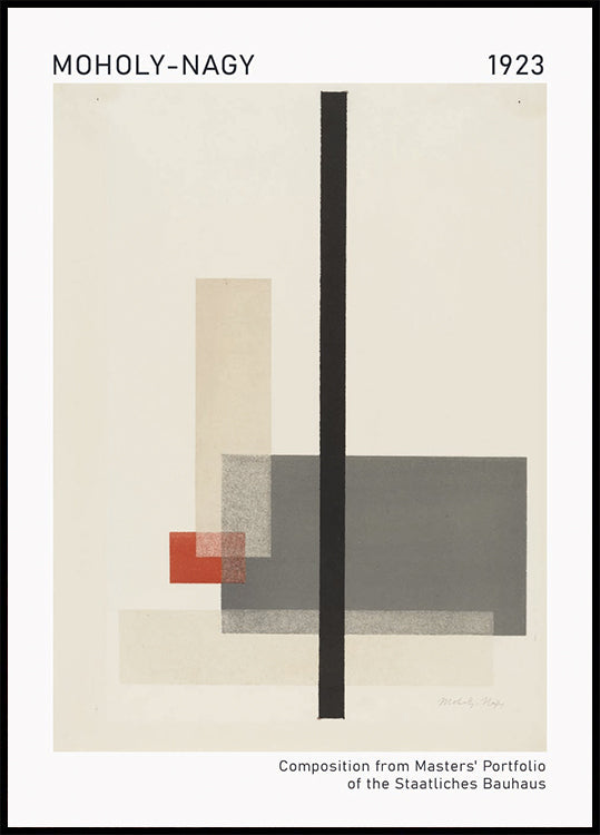Moholy-Nagy, Bauhaus Composition Poster