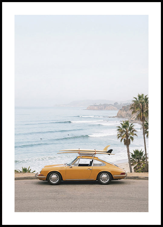 Porsche Coast Poster