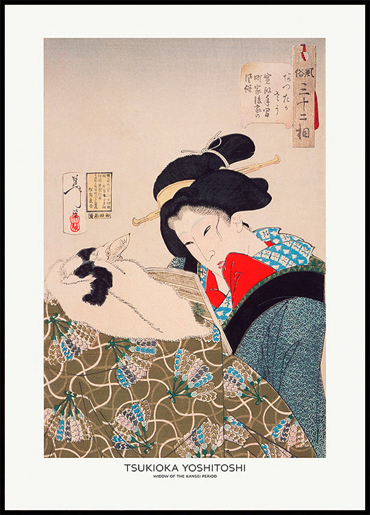 An Urban Widow of the Kansei Period (1789 1800) Poster